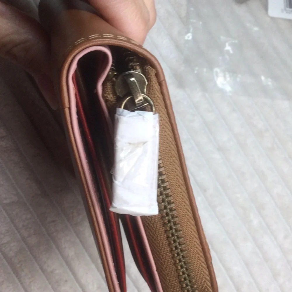 New tan brown leather wallet - Picture 9 of 13